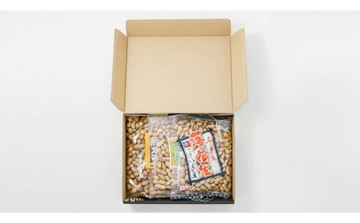 から入り落花生　三種詰め合わせ ピーナッツ ピーナツ 源太豆 お菓子 おやつ おつまみ ビールのお供 お取り寄せ お土産 贈り物 ギフト プチギフト 国産 茨城 特産品 農園 自家栽培 [AD009us]