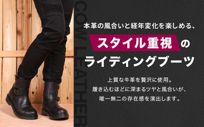 【デグナー】レディースシフトガード付レザーZIPエンジニアブーツ[HS-B10] ブラック 23cm｜バイク バイクギア バイク用品 バイクグッズ 人気ブランド［ 京都 バイクギア ブランド レザー ライディングブーツ レディース おしゃれ かっこいい 人気 おすすめ 革 牛革 レザー 靴 ブーツ バイク ツーリング ライダー バイカー 送料無料 ふるさと納税 ］ 261009_A-JR140VC02