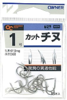 26-25　【オーナーばり】チヌ鈎セット（５種・計25袋） 