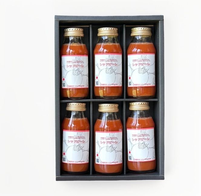 国産トマト100% 食塩無添加・糖度 8 以上 鈴鹿山麓の銘水と豊かな自然が育んだ、中村農園のトマトを100 ％使用した高級濃厚トマトジュース（180ml × 6本）【トマト トマトジュース 無添加 食塩無添加 濃厚 贅沢 国産 おいしい 農家 農家栽培 三重県 四日市 四日市市 糖度 甘い 甘み 酸味 生産者 とまと 高級 おすすめ 飲みやすい のみやすい 人気 送料無料】