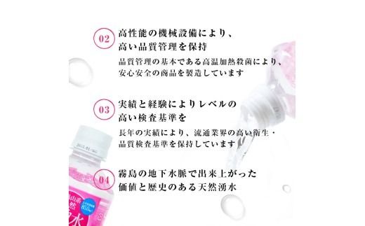 【志布志市制20周年記念】【定期便・全4回】天然シリカ水 555ml 48本(2ケース)×4回 計106L超 t0048-007