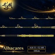 剛樹 アルバカーレス （ALB T1・T2 185）185cm ウェイト負荷100-300号　釣り 釣具 釣竿 ロッド 釣り用品 釣り竿 大物 海釣り 鰹 かつお