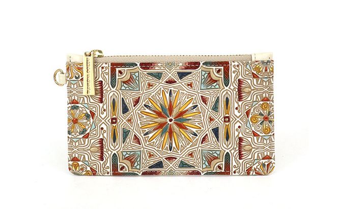 【文庫屋大関】すっきりカードケース　カロ＜ブロンズ＞【皮革工芸品】 ファッション小物 雑貨 フラグメントケース 小銭入れ付き 収納 スマート 日本製 