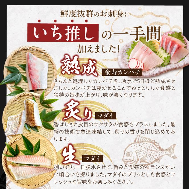 7種類から選べる！生産者が本気でこだわった冷凍刺身(刺身用ブロックセット) 4パック N015-YA871