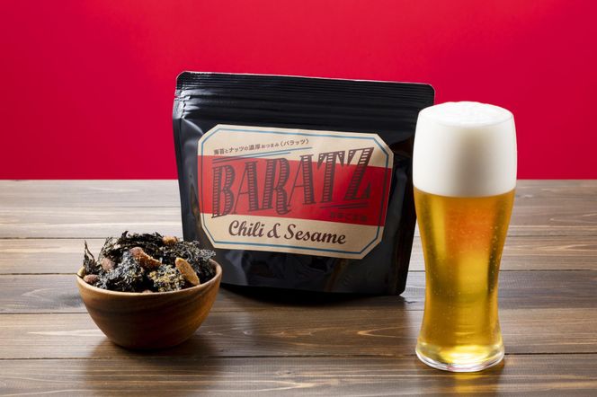 海苔とナッツの濃厚おつまみBARATZ（バラッツ） ガーリックペッパー・旨辛ごま油・3種のチーズ・バターしょうゆ・サワークリーム&オニオン 各8個セット  【お菓子 スナック 菓子 おかし 食品 】 041009_BP013