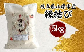 山県市産 縁結び 5kg（5kg×1袋）（白米） [No.798]