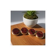 木製ピストンボタン ユーホニューム（ヤマハ）用 EY型（真鍮削り出し） 4個セット ［195S12］ ユーホニューム ヤマハ用 EY型 真鍮削り出し 選べる 素材 花林コブ材 ローズウッド材 木製 ピストンボタン ノーラッカー サウンド品質 音響拡散防止 サイズ調整 楽器アクセサリー 楽器パーツ 愛知県 小牧市 送料無料