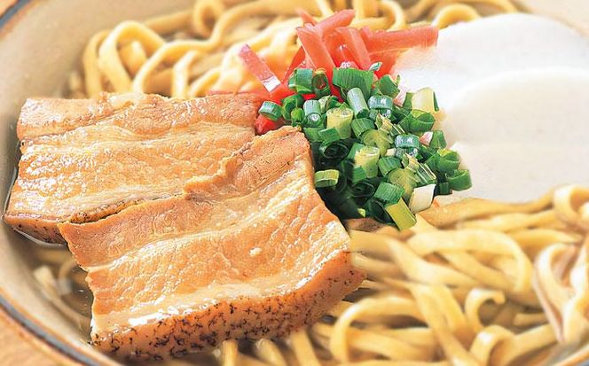 そば家鶴小 (ちるぐゎー) 沖縄そば 4食セット おきなわそば お土産 取り寄せグルメ おすすめ 沖縄市 / 株式会社キャプテンズフード[BCCG001]