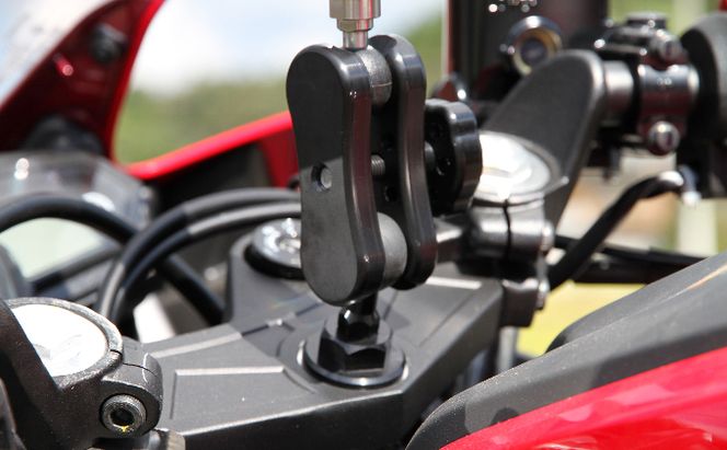 マルチマウントアームセットφ25-φ25　Yamaha（ヤマハ）YZF-R25，SR400（～00）他用 N-M14125-B25 雑貨 日用品