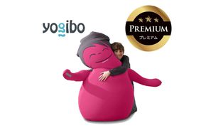 Hugibo Premium（ハギボー プレミアム）ピンク　あなたをやさしく抱きしめてくれるかわいい友達。【Yogibo ヨギボー プレミアム ビーズクッション ビーズ 座椅子 椅子 クッション ビーズソファー ビーズソファ 新生活 プレゼント インテリア 家具 ベッド ゲーム 三重県 四日市市】-[G988-4]