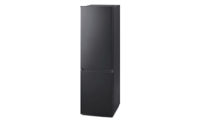 冷凍冷蔵庫 170L IRSD-17A-BH ナチュラルブラック 冷蔵庫 2ドア アイリスオーヤマ 直冷式 スリム 冷蔵 冷凍庫 薄型 右開き 新生活 一人暮らし