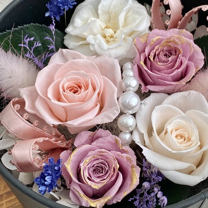 プリザーブドフラワー　ロゼッタ　春日部市　シュガーパイン(AJ242)