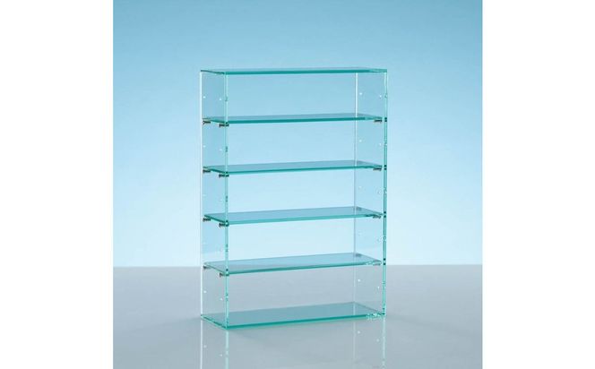 アクリルコレクションケースBタイプ　W30cm×D12cm×H43cm　川崎市自社工場一貫生産品　１台【ガラスカラー】 141305_MH11VC02