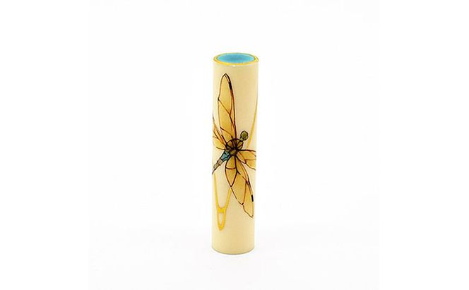 九谷彩印　「色絵　ギンヤンマ」柴田　有希佳 雑貨 日用品 民芸品 工芸品 伝統技術 判子 