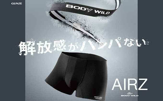 メンズ グンゼ BODYWILD AIRZ ボクサーパンツ L 10枚セット(ネイビー10枚)GUNZE 父の日 ギフト myz01 myz11