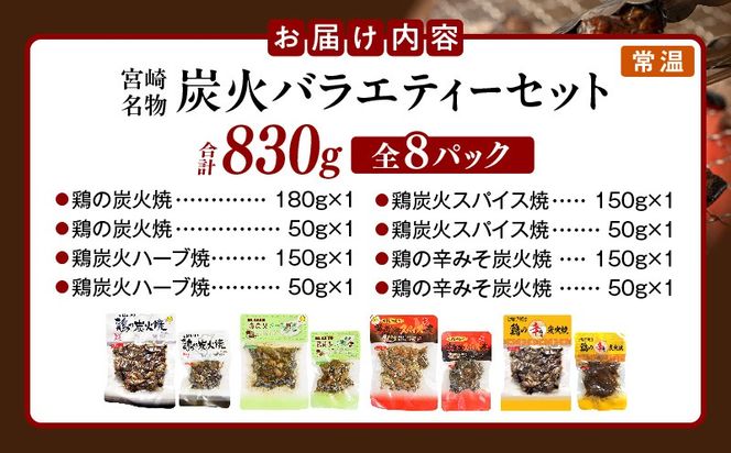 宮崎名物 炭火バラエティーセット