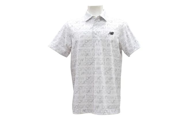 ニューバランスゴルフ ウェア 半袖 ポロシャツ メンズ 通気性 ホワイト 012-6168007