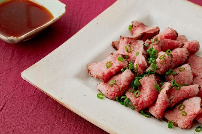 秋田錦牛ローストビーフ（ブロック）500g×2【男鹿市 福島肉店】|23_fnt-031001