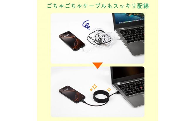 ラウンド A & C to C WH 1.5m MCA-ACC1560(WH) 272183_AZ257