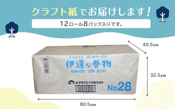 トイレットペーパーせんだいリサイクル伊達な巻物　シングル96ロール　●　仙台市 トイレットペーパー せんだいリサイクル伊達な巻物シングル96ロール 長持ち ソフト 日用品 生活必需品 紙製品 国内製造 家庭用 業務用 お取り寄せ 通販 送料無料 ふるさと納税 041009_HN004