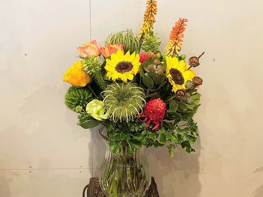 【12ヶ月定期便】生花の花束を毎月お届け H143-024