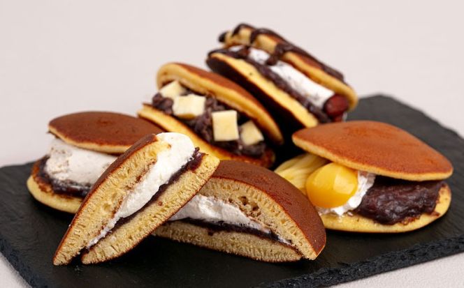 生クリームどら焼き詰め合わせセット (チョコアーモンド) (12個) 沖縄市 / 和菓子屋 春風堂[BCCL006]