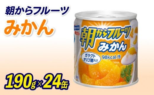 フルーツ 缶詰 みかん 24缶 セット 朝からフルーツ はごろもフーズ 果物 蜜柑 柑橘 オレンジ くだもの 缶詰め 非常食 常備 防災 デザート スイーツ 保存食 備蓄 静岡県 藤枝市