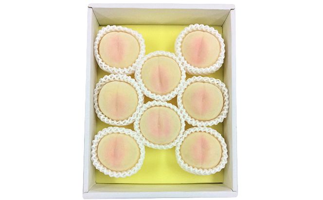 桃 2026年 先行予約 清水白桃 8玉 合計約2.0kg もも モモ 岡山県産 国産 フルーツ 果物 ギフト