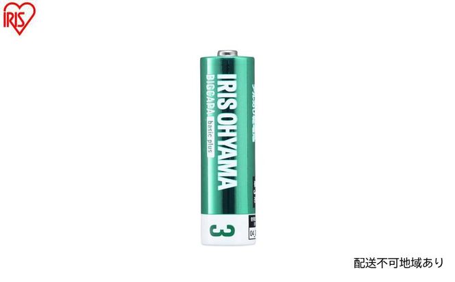 【単3×72本】乾電池 BIGCAPA basic plus アルカリ乾電池  単3形12本パック LR6Bbp/12S 乾電池 単3 12本パック 10年 防災 非常用 防災用品