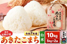 令和7年産【白米】家計お助け米 あきたこまち 10kg 秋田県 男鹿市 こまちライン [あきたこまち 10kg]|23_kml-011001