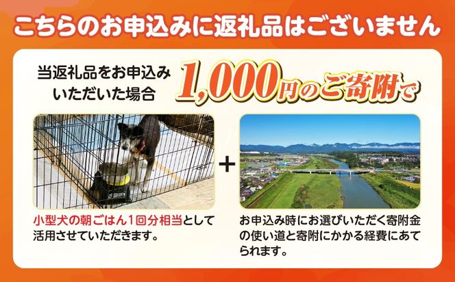 保健所犬猫レスキュー【返礼品なしのご寄附】