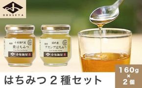国産 はちみつセット ( 栗・りんご ) 160g × 2種 ［小布施屋］ 蜂蜜 ハチミツ 長野県産 お取り寄せ 詰め合わせ 詰合せ ［A-301］