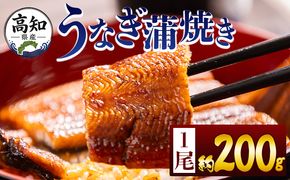 うなぎ 高知県産蒲焼きうなぎ ２００ｇ １尾 fb-0159