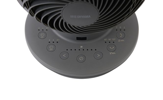 サーキュレーター 扇風機 dcモーター アイリスオーヤマ PCF-SDC15T-EC-AH アッシュグレー 首振り 省エネ dc 28畳 小型 お手入れ簡単 分解 おしゃれ 節電 換気 空気 循環 大風量 上下左右首振り 送風
