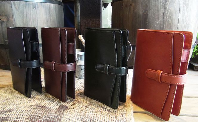 システム手帳 バイブルサイズ/キャメル・チョコ・ブラック・グリーン