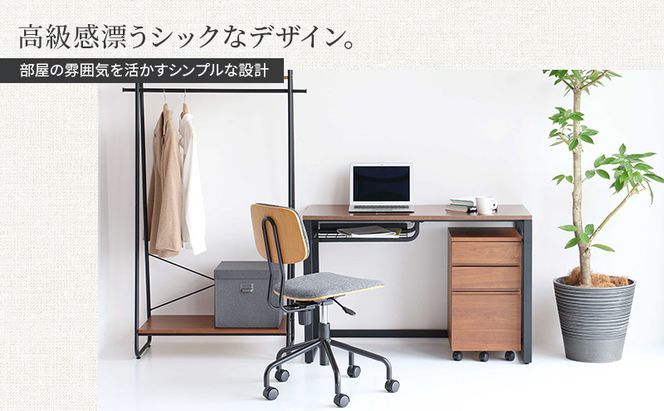 ワークデスク Work Desk Trance ブラウン オープン棚付き インテリア 市場家具