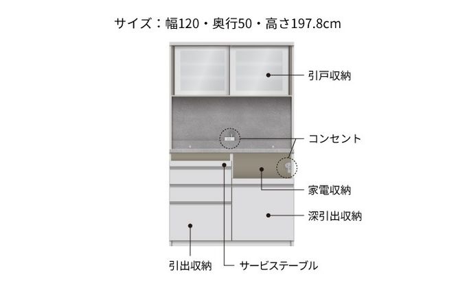 キッチンボード JN-1200R  [No.1191]
