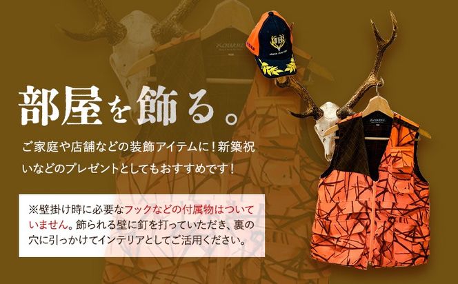 ニホンジカ頭骨付き角 壁掛け(中) 【配送不可地域あり】※離島