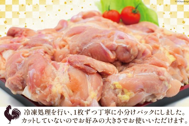 鶏肉 3回 定期便 宮崎県産 若鶏 もも 2kg [エム・ティ・シー 宮崎県 日向市 452061045] 小分け モモ もも肉 モモ肉 冷凍 肉 宮崎