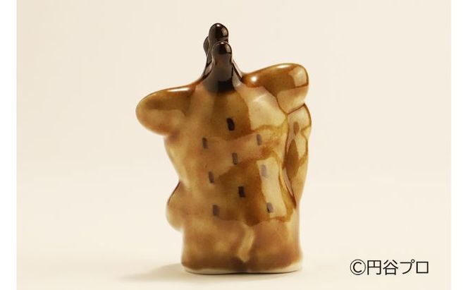 九谷焼　ブースカ　茶 工芸品 焼き物 キャラクター キャラ ヒーロー アニメ インテリア 置き物 雑貨 シリーズもの テレビアニメ ウルトラマンシリーズ 敵 