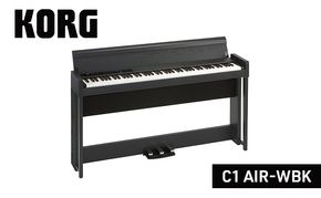 KORG C1 AIR-WBK　ピアノ 電子ピアノ デジタルピアノ 電子楽器 日本製 RH3鍵盤 Bluetooth対応 88鍵盤 ウッデン・ブラック