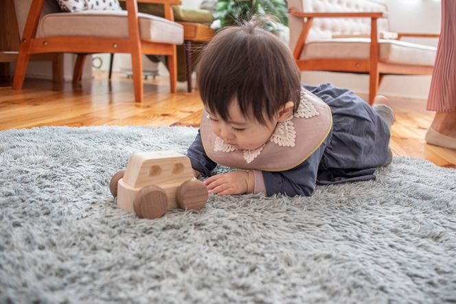 IKONIH オルゴールカー ｜ おもちゃ 子供 こども オモチャ 玩具 プレゼント お祝い 木 出産祝い 安全 オーガニックトイ ファーストトイ オルゴール 車 くるま アイコニー