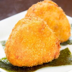 【ふるさと納税】おにころクロケット 但馬牛入りライスコロッケ 8個 90g×8個 合計720g 但馬牛 但馬 牛肉 チーズ ミンチ 和風ライスコロッケ ライス コロッケ 新温泉町産 コシヒカリ お米 米 特製だし 釜炊き 簡単調理 揚げ物 揚物 冷凍 兵庫県 新温泉町 送料無料