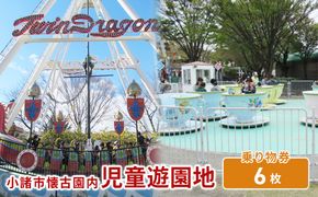 小諸市児童遊園地 乗り物券6枚綴り チケット 入場券 優待券 大型遊具 使用期限なし 懐古園 公園 動物園 遊ぶ 