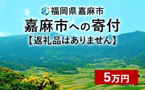 【ふるさと納税】嘉麻市への寄付 5万円（返礼品はありません）