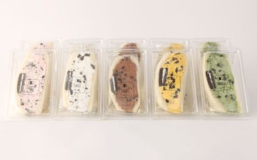 【数量限定】【1ヶ月毎6回定期便】 オレオサンド 10パック 20個セット×6回 【オリジナルクリーム・抹茶・チョコ・イチゴ・マンゴー：各4個×5種 計20個】 バラエティセット