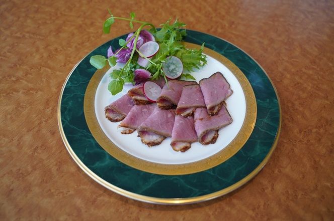 4年ぶりに復活しました！！ 【衣浦グランドホテル】和風タレで味わうホテル特製 和風ローストビーフ 400g（＋特製ソース120g） 本格 牛肉 しっとり 豆味噌 みりん 贈り物 ギフト 時短 真空 冷凍 H019-013
