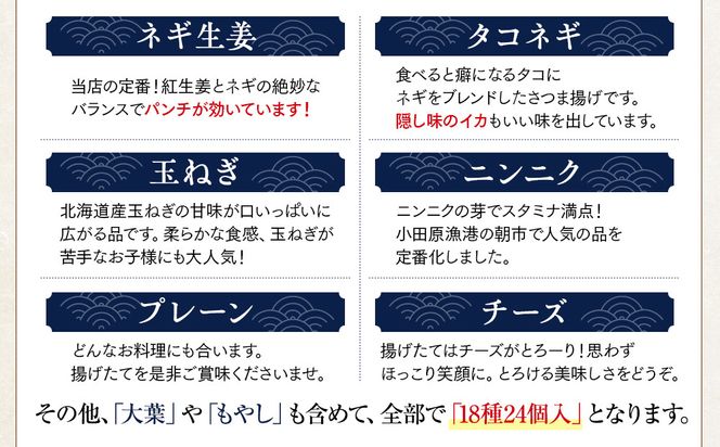 さつま揚げセットお徳用美味しいセット102【創業１９０４年 昔ながらの製法　伝統のさつま揚げ 手造りさつま揚げ 職人のこだわり 伝統製法 上質なすり身 小田原の特産品 小田原名物 おいしいさつま揚げ 神奈川県 小田原市 】 142069_EL002
