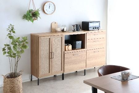 【東馬家具】TMフォカス 麻扉+60OP引出+60チェスト+180天板SN+脚3セット【収納棚 シャビー調 木目 おしゃれ 飾り棚 完成品 脚・取っ手のみ取付】(H060627)