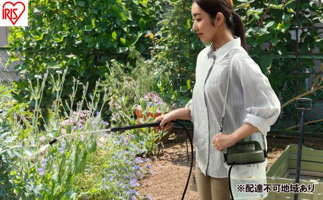 電池式噴霧器IR-N3 噴霧器 電池式 霧吹き アイリスオーヤマ 3L 散布噴霧機 タンク ノズル 除草 園芸 消毒 除草剤 庭 噴霧 噴射 薬剤 薬品 撒き 電動 家庭用 肩掛け 背負式 液肥撒き 除草剤散布 液肥 雑草防止 雑草対策 雑草除去